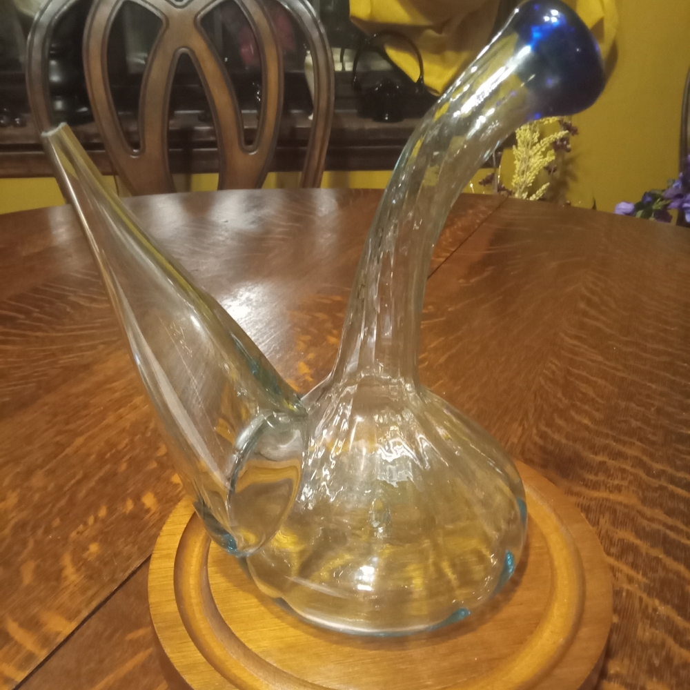 MCM Blown Glass Decanter